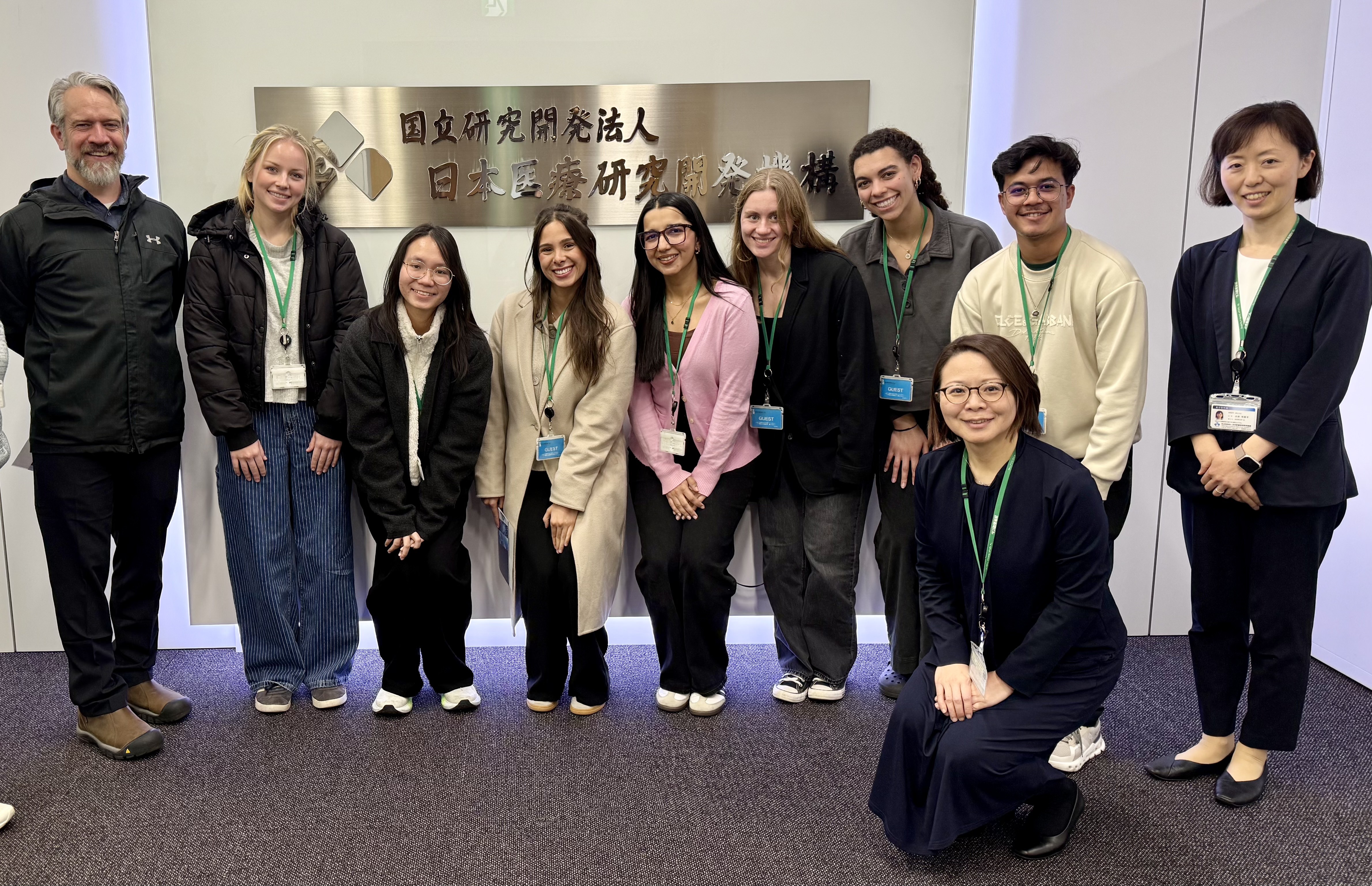 Undergraduate Fellows 2025-26 visiting AMED in Japan